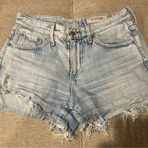 AG Adriano Goldschmied Hailey Cutoff Boyfriend Shorts